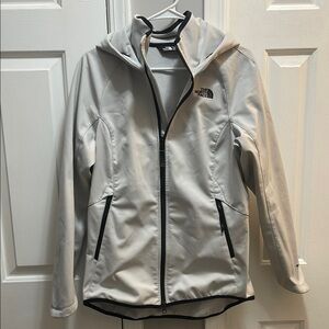 The North Face Windwall Gray Hooded Jacket
